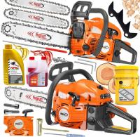 Бензопила 5,2 л. с. 58СМ3 2x цепная пила/ свинец / масло XXL