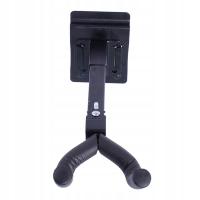 Trwały czarny żelazny wieszak do montażu na ścianie gitary Hak Uchwyt na stojak Długie ramię