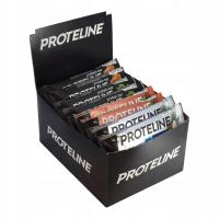 Baton proteinowy PROTELINE 24×40g – 26% białka – MIX smaków