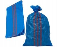 Worki Worek PP 25KG 30KG 50x80cm Węgiel Gruz Zboże MOCNE 10szt -NIEBIESKI-