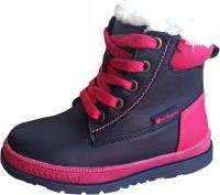 Kozaczki zimowe na suwak r28 17,7 granatowe P5-110