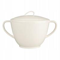 Waza z pokrywą 2,5 l do zupy rosołu misa porcelanowa MariaPaula Nova Ecru