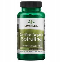 Swanson Spirulina ORGANIC сертифицирована 500 мг 180