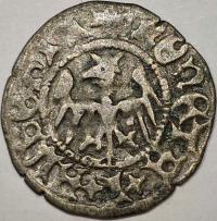 Polska Półgrosz Jan I Olbracht ciekawa moneta rzadka oryginał S65