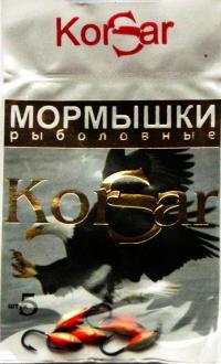 Мормыши Корсар набор из 5 штук. CSR9