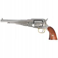 Револьвер Pietta 1858 Remington Nickiel DeLuxe .44 орнаментированный (RBN44LE)