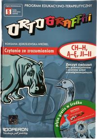 Czytanie ze zrozumieniem ORTOGRAFFITI Ćwiczenia karty pracy ortografia CD