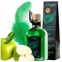 Olejek do wspólnego masażu dla par JADALNY słodki jabłkowy ROZGRZEWAJĄCY