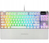 Механическая клавиатура SteelSeries Apex 7 TKL Ghost QX2 RGB красный белый