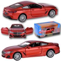 AUTKO SPORTOWE SAMOCHÓD BMW M850i Coupe ŚWIATŁO DŹWIĘK METALOWE MODEL 1:35