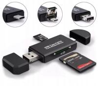 Устройство чтения карт памяти SD 5в1 Micro USB флешка USB-C OTG адаптер MicroSD TF