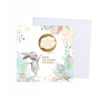 Приглашения на год Пасхальный Кролик со скретч-картой