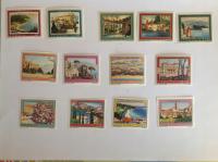 Włochy 13 znaczków czystych z lat 1974-1981 malarstwo