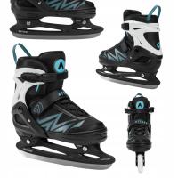 Łyżworolki dziecięce ATTABO 2 w 1 Kylo niebieski S