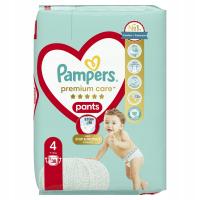 Pieluchy Pieluchomajtki Pampers PremiumCare Pants 4 / 9-15 kg / 38 szt.