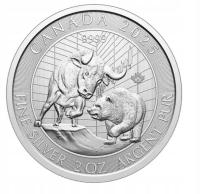 Kanada Bull and Bear 2025 62,2g próba 999,9