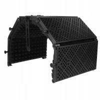 ZESTAW PRAKTYCZNY CZARNY PIĘCIODRZWIOWY OSŁONA WYGŁUSZAJĄCA MIKROFON