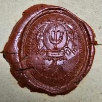 P106, Całostka, Pieczęć Lakowa Zagłoba 1816r? Korespondencja.