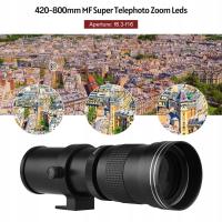 Aparat MF Super teleobiektyw Zoom soczewka F/ 8.3-16 420-800 mm T2 3C