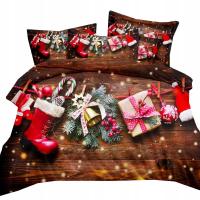 Комплект из хлопка и льна 160x200 2 наволочки двусторонняя современный дизайн