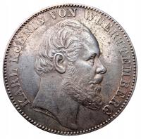 NumisMATI k894 Talar Zwycięstwa 1871 Karol I, srebro