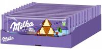 Milka Рождественский шоколад сладкий зимний подарочный набор 100 г x 20 штук