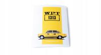 Naklejka Taxi Fiat 125p Zmiennicy WPT1313 Żółta