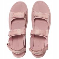 4F SANDAŁY DAMSKIE SPORTOWE NA RZEPY 4FRSS24FSANF057-56 PUDROWY RÓŻ