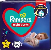 Pampers Night Pants Size 5 jednorazowe pieluchomajtki na noc 12-17 kg 22 sz