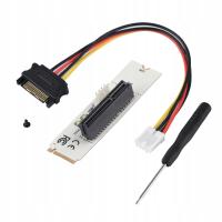 ADAPTER NGFF M.2 DO PCI-E X4 ZE KABEL ZASILAJĄCY SATA