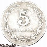 5 CENTAVOS 1905 ARGENTYNA