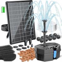 Filtr Słoneczny 8W Z Pompą, Filtr stawowy 405 l / h Fontanna Do Stawu