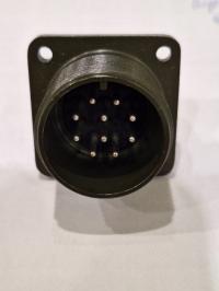 Złącze okrągłe 10 pinowe męskie kołnierzowe DS3102A 18-1P