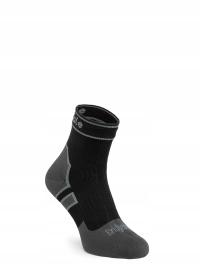 Skarpety Bridgedale StormSock Lt Ankle - black/grey 40-43