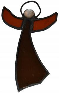 Anioł aniołek szkło witrażowe zawieszka dekoracja prezent