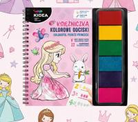 Kolorowe Odciski KSIĘŻNICZKA Książeczka Do Malowania Paluszkami Kidea