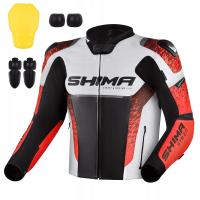 Кожаная куртка SHIMA STR 2.0 Red FLUO халява