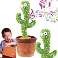 Кактус поющие говорящие игрушки кактус плюшевые игрушки для детей LED