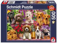 Schmidt PQ Puzzle 500 el. Psy na półce