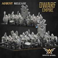 IRON WARRIOR - DWARF EMPIRE x 10 - Bigusson - Druk 3D