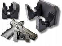 Regulowany Uchwyt Magnetyczny na Pistolet, Broń Krótką do Szafy S1 P+L