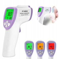 Termometr bezdotykowy Aptel AG458D biały