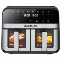 FRYTKOWNICA BEZTŁUSZCZOWA PODWÓJNA FRYTOWNICA 9L AIRFRYER DWUKOMOROWA LCD