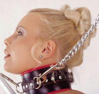 Ремешок на шею кожаный ошейник AnitaBerg_pl