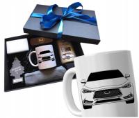 Кружка коробка для водителя автомобиля INFINITI - подарочный набор для автомобиля гаджеты