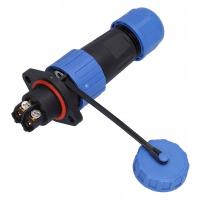 Wodoodporne złącze 2-pinowe gniazdo zasilania