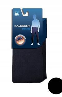 Kalesony męskie WOLA czarny bawełna 176-182