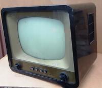 Старый ламповый телевизор САПФИР 50-е годы, ПНР