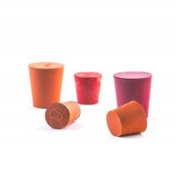 Пробка из натурального каучука для колб пробирок № красный диам. 26x19mm выс. 26 мм