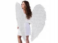 Duże skrzydła anioła białe 120 x 120 cm Jasełka